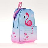Kaukko İlkokul Sırt Çantası Büyük Boy Rainbow Flamingo 1395