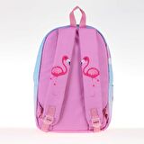 Kaukko İlkokul Sırt Çantası Büyük Boy Rainbow Flamingo 1395