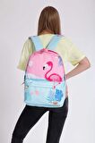 Kaukko İlkokul Sırt Çantası Büyük Boy Happy Flamingo 1396