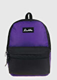 Mor  KAUKKO BASIC DUBLE COLORS SIRT ÇANTASI MOR SİYAH