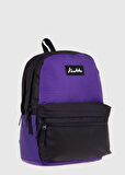 Mor  KAUKKO BASIC DUBLE COLORS SIRT ÇANTASI MOR SİYAH