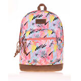 Kaukko Safari Sırt Çantası Roze Flowers K1447