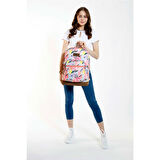 Kaukko Safari Sırt Çantası Roze Flowers K1447