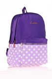 Kaukko Soft Floral Sırt Çantası Purple K1492
