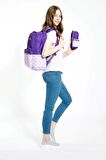Kaukko Soft Floral Sırt Çantası Purple K1492