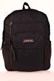 Kaukko Full Pocket Okul Sırt Çantası Siyah K1599