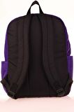 Kaukko Full Pocket Okul Sırt Çantası Koyu Mor K1605