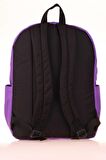 Kaukko Full Pocket Okul Sırt Çantası Mor K1606