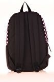 Kaukko Basic Colors Okul Sırt Çantası Pembe Check K1631