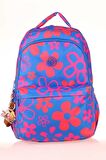 Kaukko Favorite Sırt Çantası Blue Flowers K1693
