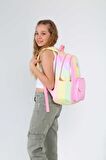 Kaukko Rainbow Sırt Çantası Line Pink K1752