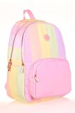 Kaukko Rainbow Sırt Çantası Line Pink K1752