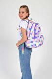 Kaukko Rainbow Sırt Çantası Square Puple K1753