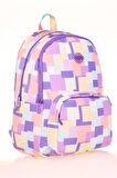 Kaukko Rainbow Sırt Çantası Square Puple K1753