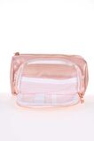 Kaukko Sparkle Plump Kalem Çantası Somon K2306