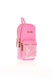 Kaukko Bright Junior Bag Kalem Çantası Kapitone Pembe K2463