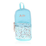 Kaukko Junior Bag Kalem Çantası Taşlı Pullu-Turkuaz K248