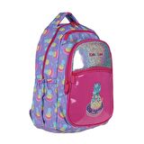 Kaukko Kids-Love Ananas Sırt Çantası Rugan-Hologram L5069