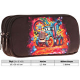 Kaukko Kıds 3 Bölmeli Kalem Çantası (layer Truck)krn-L8274