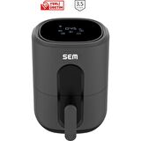 SEM Fritöz Smart Aircook 306 Dijital 3.5 Litre