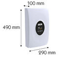 Sem Tulpar SW-1212 D (12 KW) MONOFAZE şofben ,Merkezi Sistem ve Güneş Su Isıtma Sistemine uyumlu monofaze dijital sofben