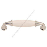 Gürçay Sude Porselen Kulp Krom Düz 96mm (2 Adet)