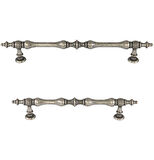 Şehzade Kulp Antik Gümüş 224mm (2 Adet)