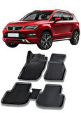 Seat Ateca 2017 ve Sonrası 3d Havuzlu Araca Özel Paspas Takımı