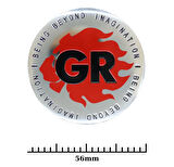 Jant Göbek Arma İthal Metal Sticker GR Dizayn