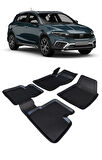 Fiat Egea Cross 2020 ve Sonrası 3d Havuzlu Araca Özel Paspas Takımı