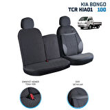 Kia Bongo 2+1 Ön Koltuk Kılıf Seti Siyah