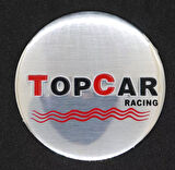 Jant Göbek Arma İthal Metal Sticker TOPCAR Racing Dizayn