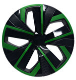 Jant Kapağı Kırılmaz Çıtalı 16" Yeni Model Yeşil Çıtalı 4'lü (TAKIM OLARAK)