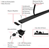 Ara Atkı Tavan Barı Hook Model 140cm Gri (2 Adet)