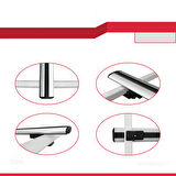 Ara Atkı Tavan Barı Basic Model 140cm Gri (2 Adet)