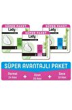 Ladyfit Bambu Ped Süper Avantajlı Paket Normal 24 Adet + Uzun 20 Adet + Gece 18 Adet