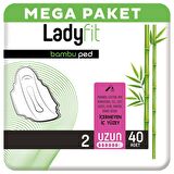Lady Fit Bambu Uzun Hijyenik Ped 40 Adet