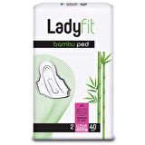 Lady Fit Bambu Uzun Hijyenik Ped 40 Adet