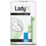 Lady Fit Bambu Gece Hijyenik Ped 36 Adet