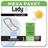 Ladyfit Günlük Ped Normal 80 Ped