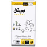 Sleepy Extra Bebek Bezi 4 Numara 48'li Ekonomik Paket 