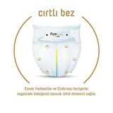 Pure Baby Organic 5 Numara Junior 40'lı Cırtlı Bez