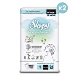 Sleepy Bio Natural Premium Plus Normal Hijyenik Ped 48 Adet