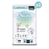 Sleepy Bio Natural Premium Plus Uzun Hijyenik Ped 40 Adet