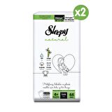 Sleepy Natural 4+ Numara Maxi Plus 88'li Cırtlı Bez