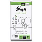 Sleepy Natural 6 Numara X Large 64'lü Külot Bez