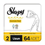 Sleepy Extra Ultra 64'lü Günlük Ped