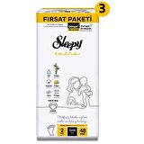 Sleepy Extra Günlük Aktivite Süper Fırsat Paketi Bebek Bezi 2 Numara Mini 144 Adet