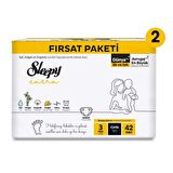 Sleepy Extra Günlük Aktivite Ekonomik Fırsat Paketi Bebek Bezi 3 Numara Midi 84 Adet