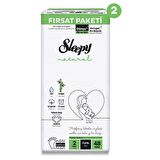 Sleepy Natural 2 Numara Mini 96'lı Cırtlı Bez